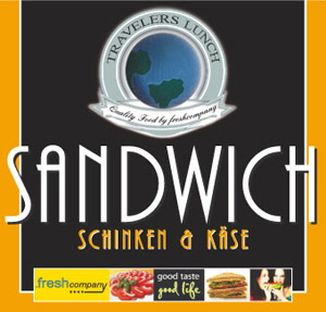 Sandwich Etikett freshcompany.de