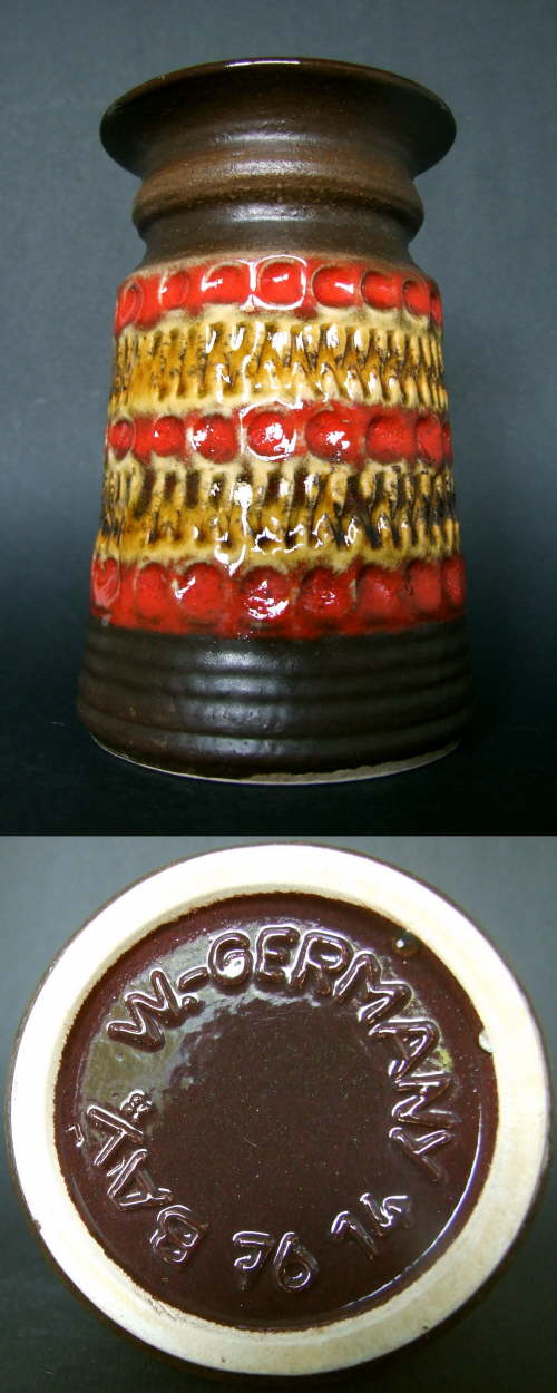 Bay Keramik 76-14 rot-ocker-braun_coll