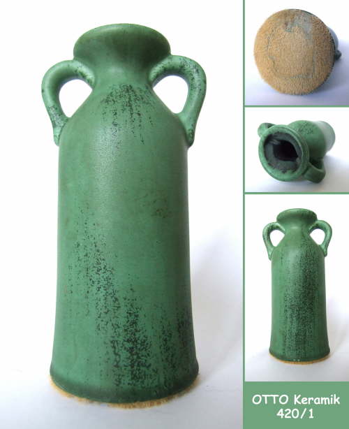 Otto Keramik klein grn doppelhenkel (2)