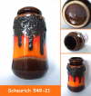 Scheurich 549-21 orange und schwarz lava