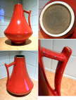 Stein-Keramik 44-25 rot