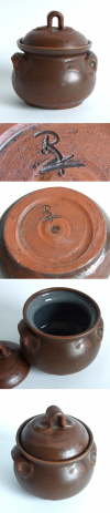 brown lidded box -R- 700 coll